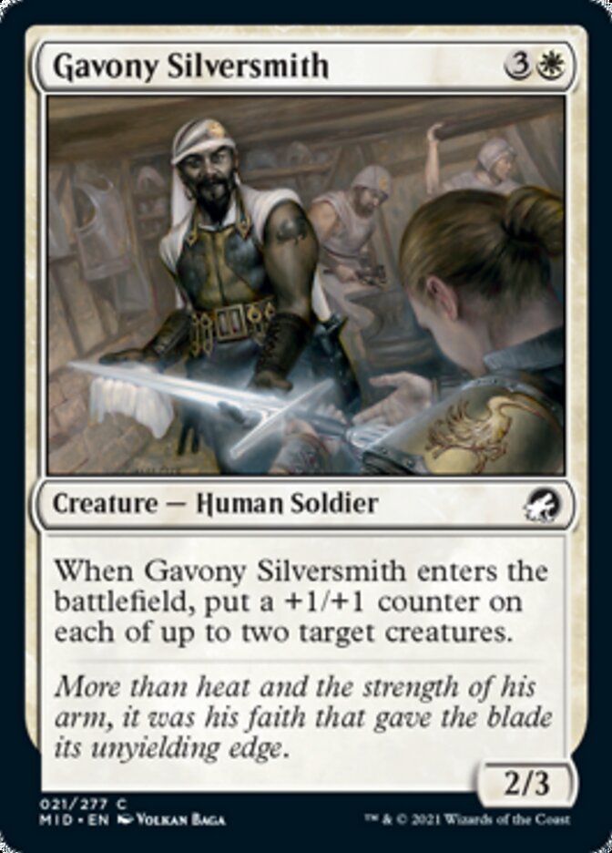 Gavony Silversmith [Innistrad: Midnight Hunt] | Chromatic Games