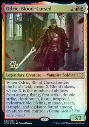 Odric, Blood-Cursed [Innistrad: Crimson Vow Prerelease Promos] | Chromatic Games