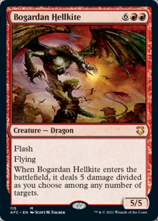 Bogardan Hellkite [Dungeons & Dragons: Adventures in the Forgotten Realms Commander] | Chromatic Games