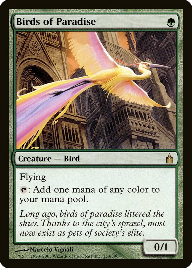 Birds of Paradise [Ravnica: City of Guilds] | Chromatic Games