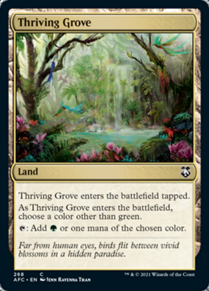 Thriving Grove [Dungeons & Dragons: Adventures in the Forgotten Realms Commander] | Chromatic Games