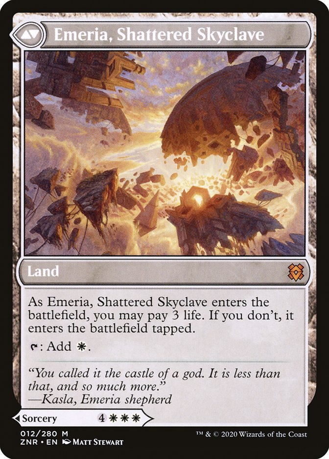 Emeria's Call // Emeria, Shattered Skyclave [Zendikar Rising] | Chromatic Games