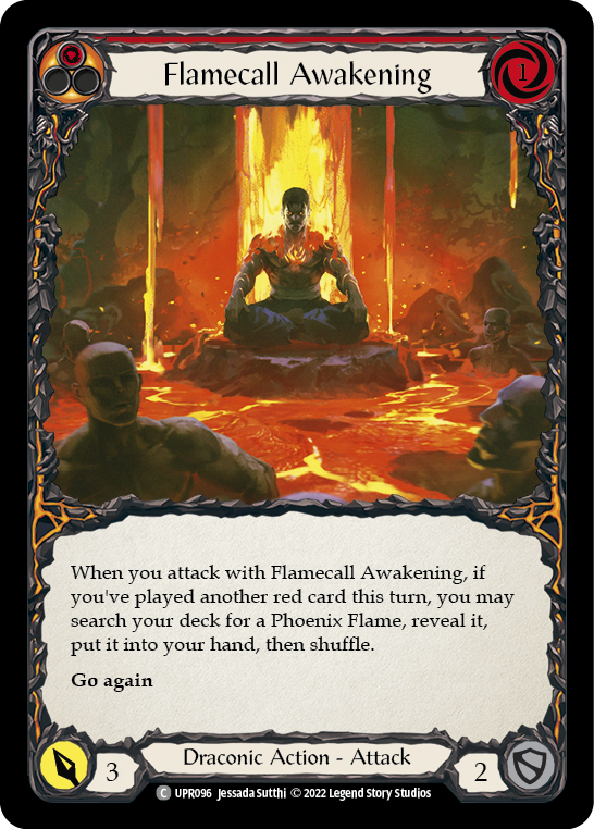 Flamecall Awakening [UPR096] (Uprising)  Rainbow Foil | Chromatic Games