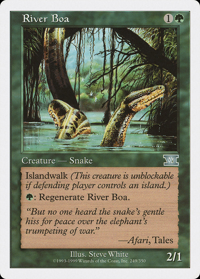 River Boa [Classic Sixth Edition] | Chromatic Games