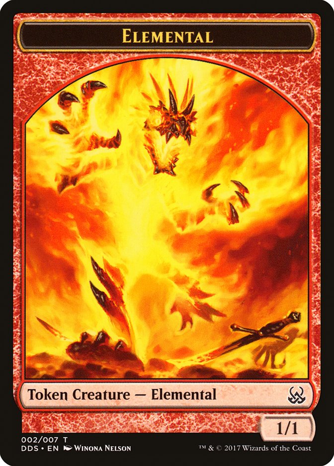 Elemental Token [Duel Decks: Mind vs. Might Tokens] | Chromatic Games