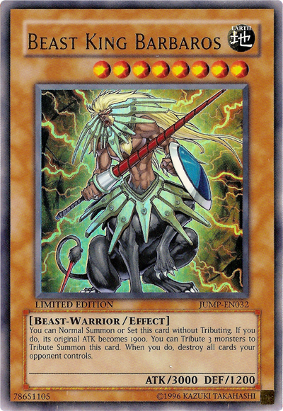 Beast King Barbaros [JUMP-EN032] Ultra Rare | Chromatic Games