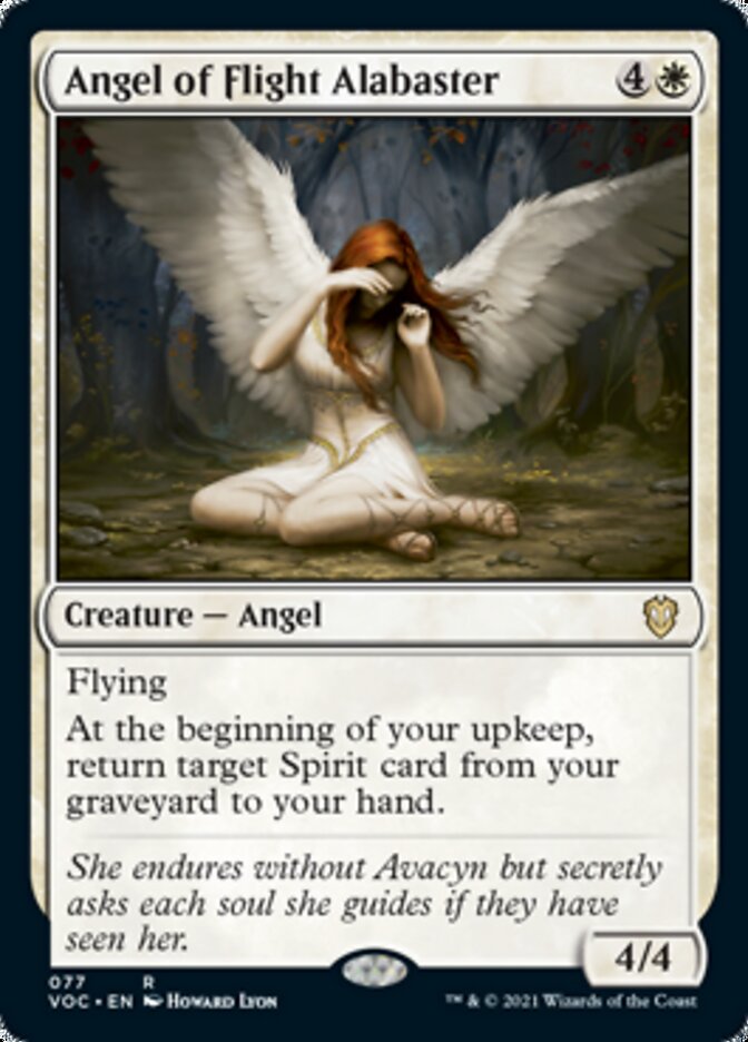 Angel of Flight Alabaster [Innistrad: Crimson Vow Commander] | Chromatic Games