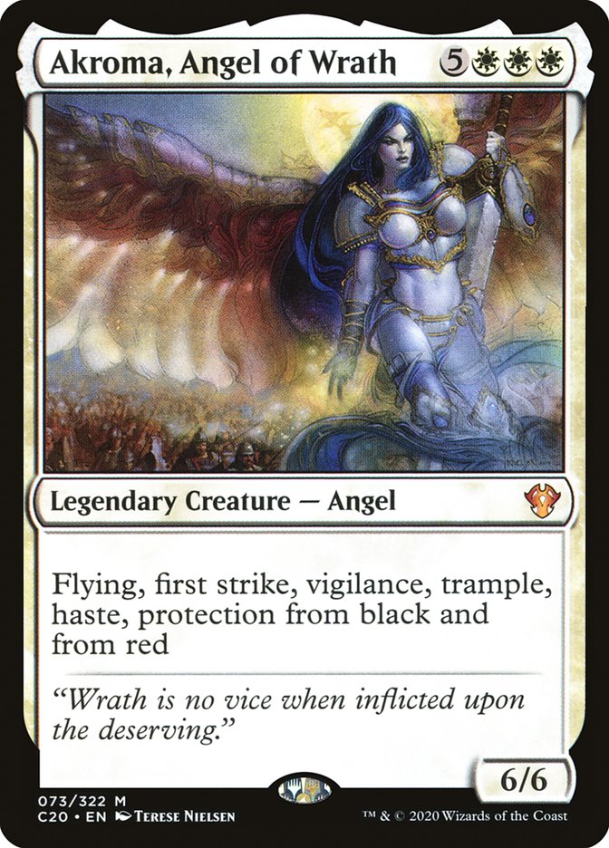 Akroma, Angel of Wrath [Commander 2020] | Chromatic Games