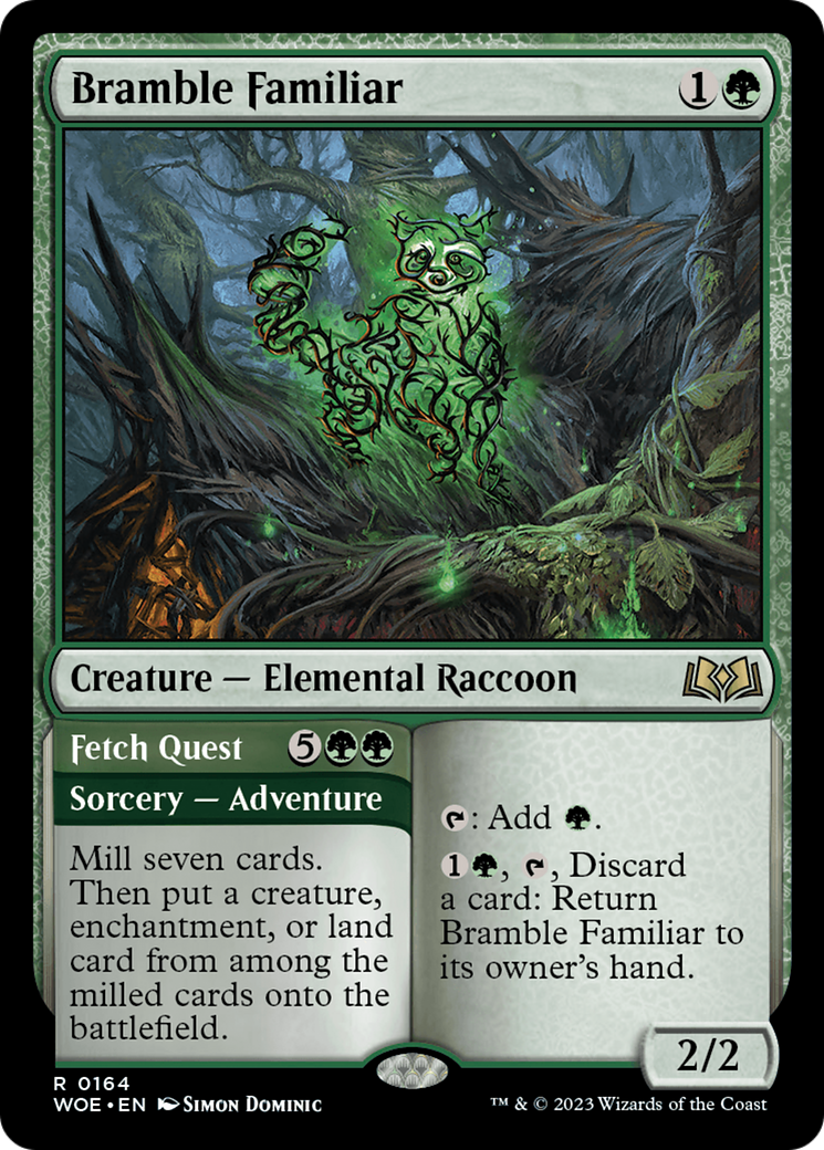 Bramble Familiar // Fetch Quest [Wilds of Eldraine] | Chromatic Games