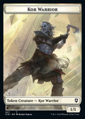 Kor Warrior // Wizard Double-Sided Token [Commander Legends: Battle for Baldur's Gate Tokens] | Chromatic Games