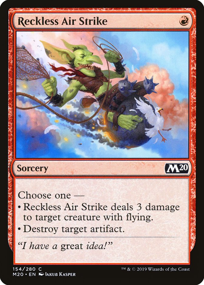 Reckless Air Strike [Core Set 2020] | Chromatic Games