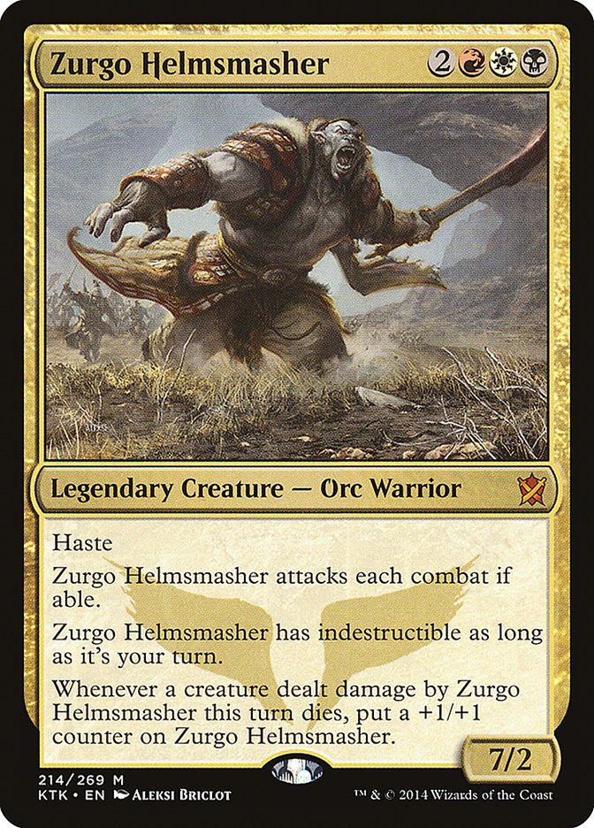 Zurgo Helmsmasher [Khans of Tarkir] | Chromatic Games