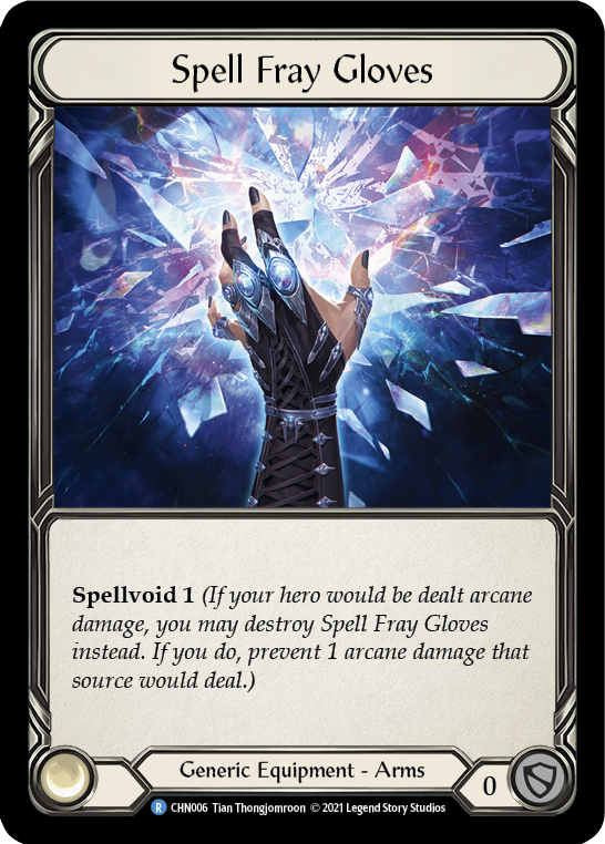 Spell Fray Gloves [CHN006] (Monarch Chane Blitz Deck) | Chromatic Games