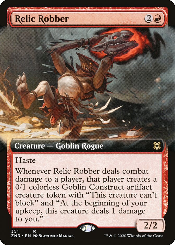 Relic Robber (Extended Art) [Zendikar Rising] | Chromatic Games