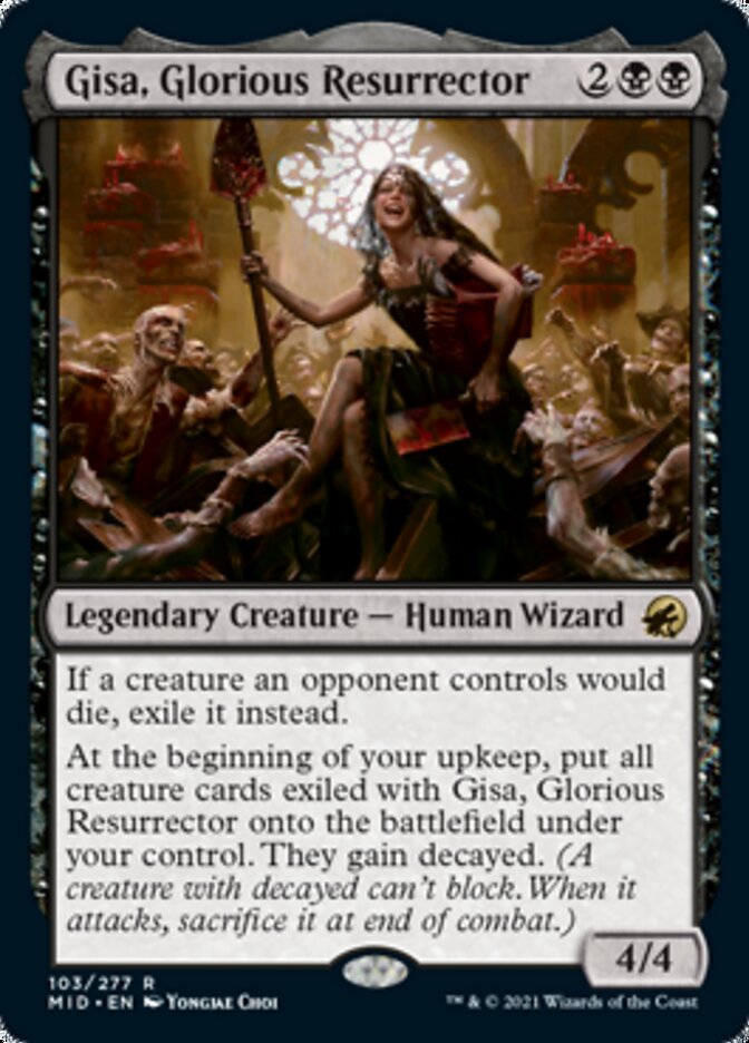 Gisa, Glorious Resurrector [Innistrad: Midnight Hunt] | Chromatic Games