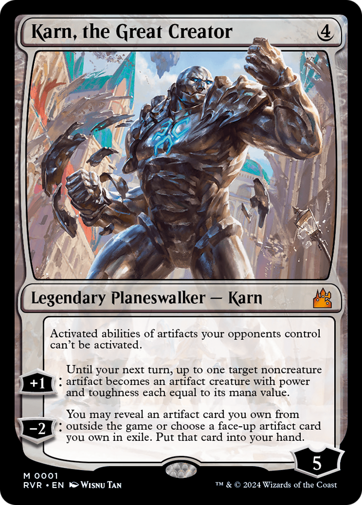 Karn, the Great Creator [Ravnica Remastered] | Chromatic Games