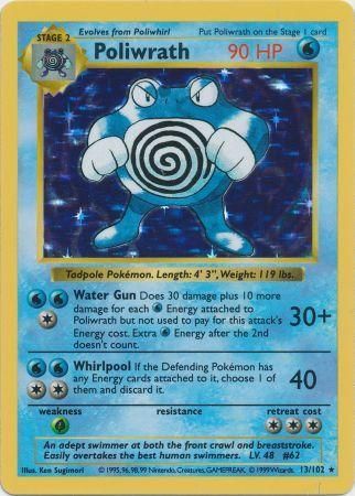 Poliwrath (13/102) [Base Set Shadowless Unlimited] | Chromatic Games