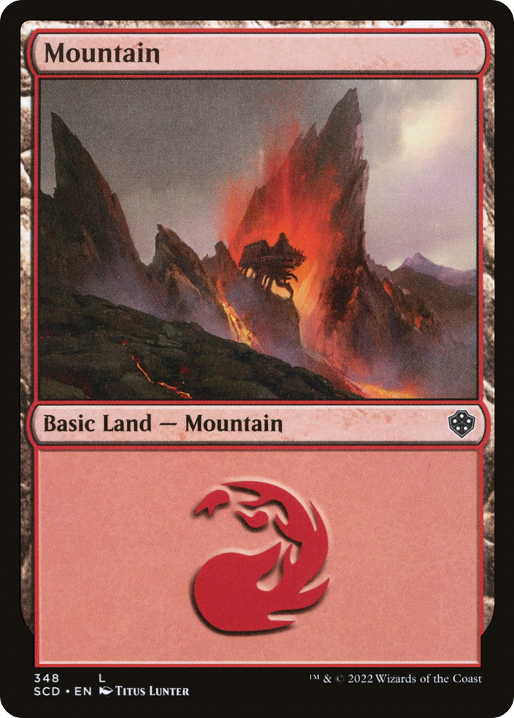 Mountain (348) [Starter Commander Decks] | Chromatic Games