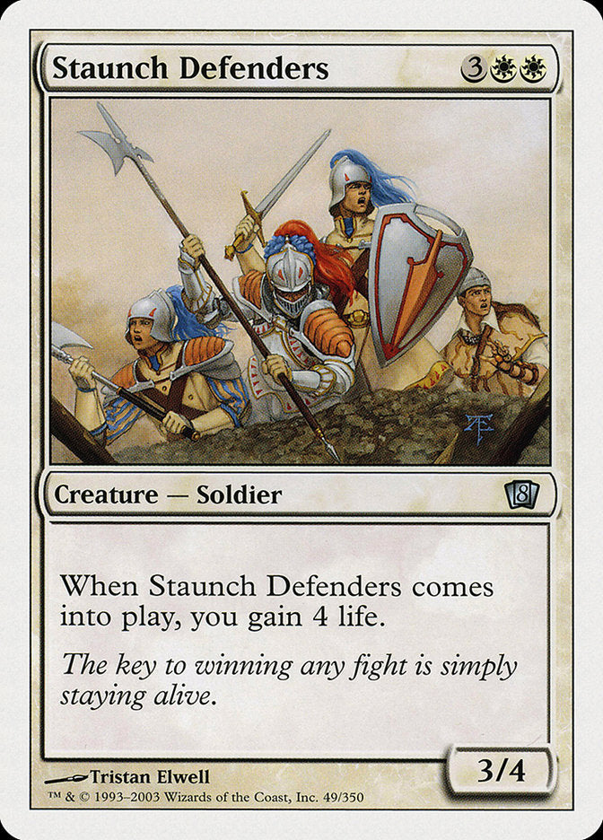 Staunch Defenders [Eighth Edition] | Chromatic Games