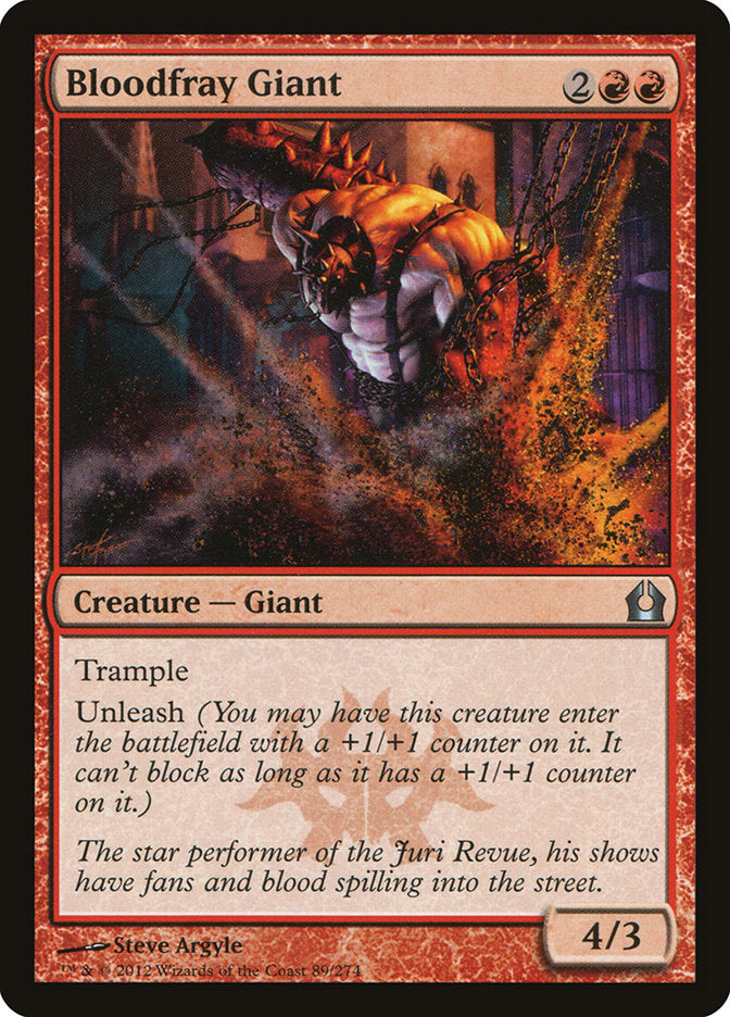 Bloodfray Giant [Return to Ravnica] | Chromatic Games