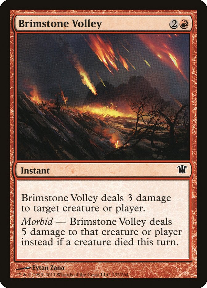 Brimstone Volley [Innistrad] | Chromatic Games