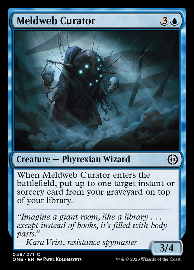 Meldweb Curator [Phyrexia: All Will Be One] | Chromatic Games