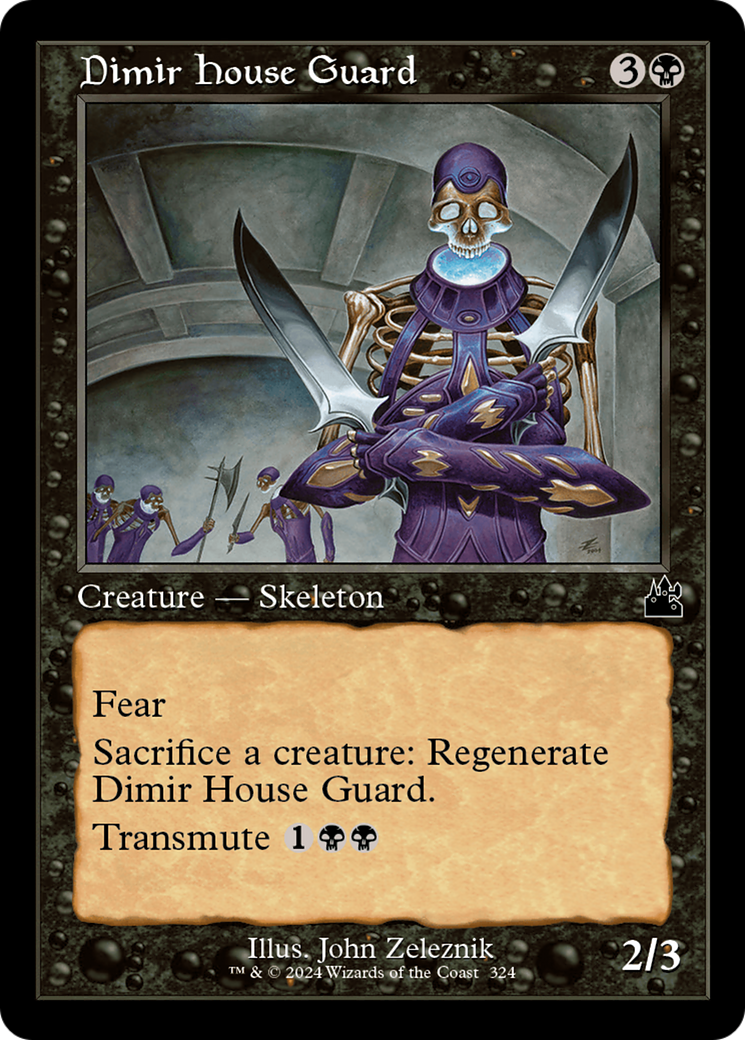 Dimir House Guard (Retro Frame) [Ravnica Remastered] | Chromatic Games