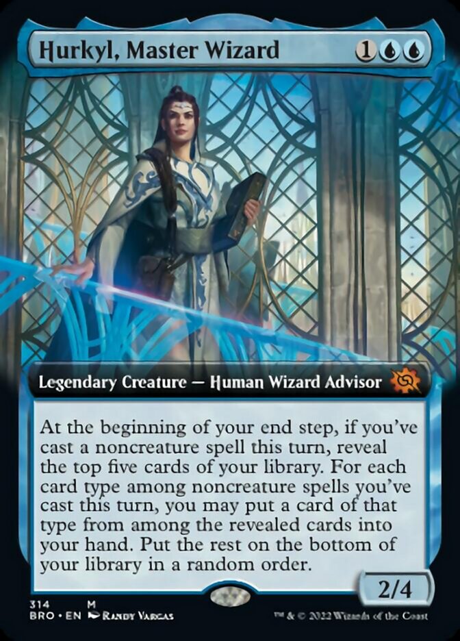 Hurkyl, Master Wizard (Extended Art) [The Brothers' War] | Chromatic Games