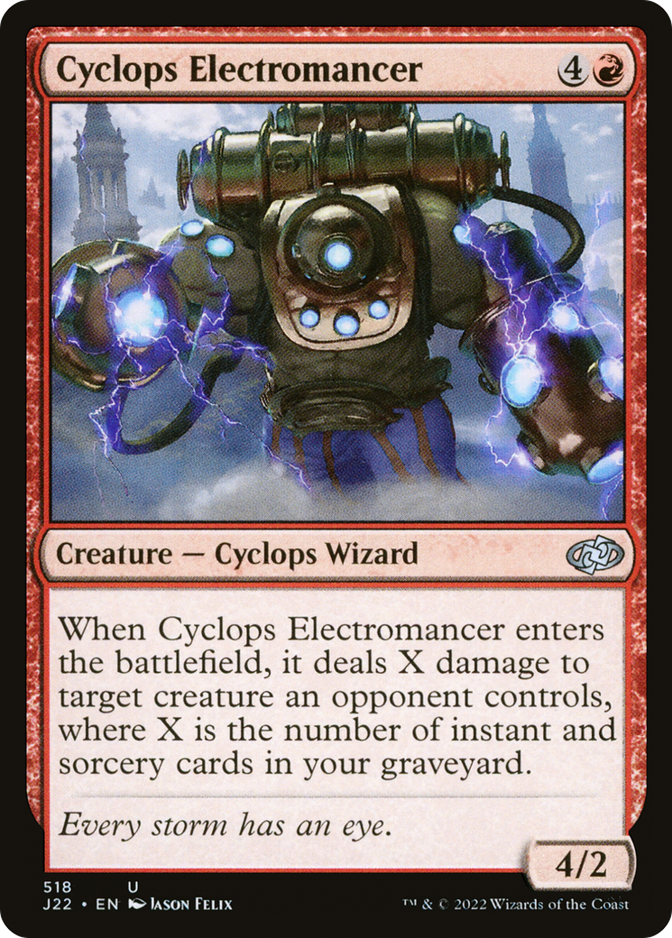 Cyclops Electromancer [Jumpstart 2022] | Chromatic Games