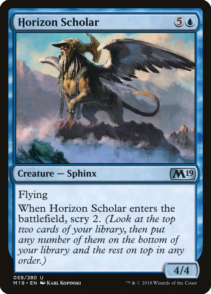 Horizon Scholar [Core Set 2019] | Chromatic Games