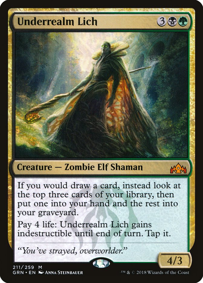 Underrealm Lich [Guilds of Ravnica] | Chromatic Games