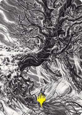 Forest Art Card (Gold-Stamped Signature) [Innistrad: Crimson Vow Art Series] | Chromatic Games