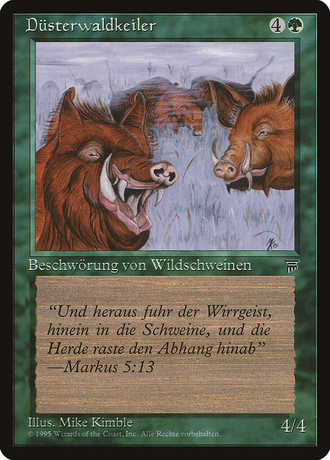 Durkwood Boars (German) - "Dusterwaldkeiler" [Renaissance] | Chromatic Games