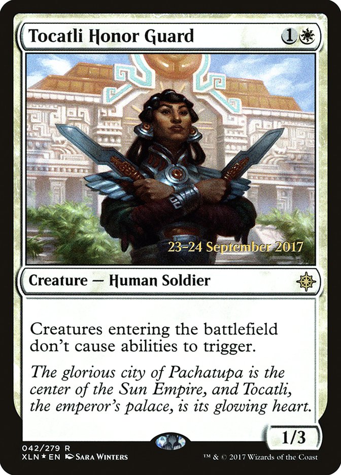 Tocatli Honor Guard [Ixalan Prerelease Promos] | Chromatic Games