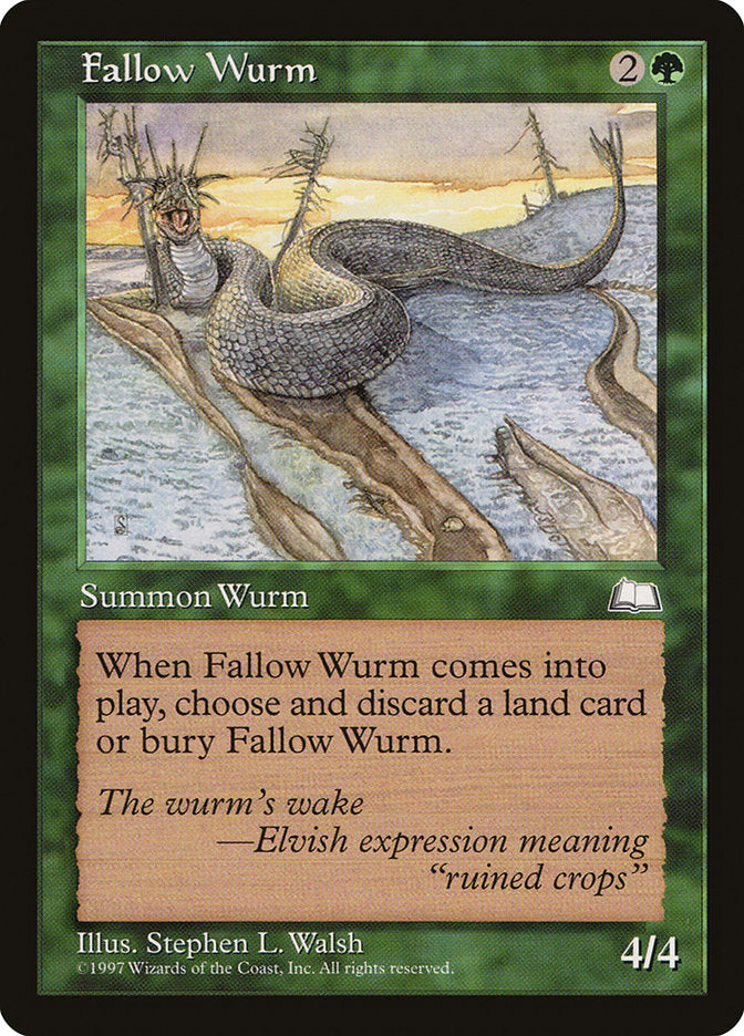 Fallow Wurm [Weatherlight] | Chromatic Games