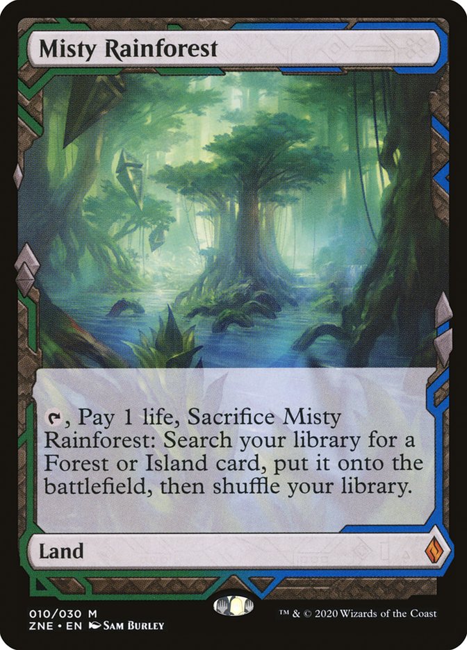 Misty Rainforest (Expeditions) [Zendikar Rising Expeditions] | Chromatic Games