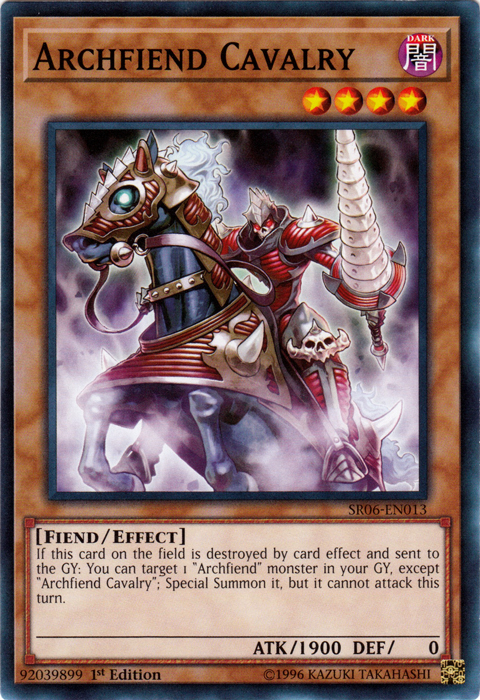 Archfiend Cavalry [SR06-EN013] Common | Chromatic Games