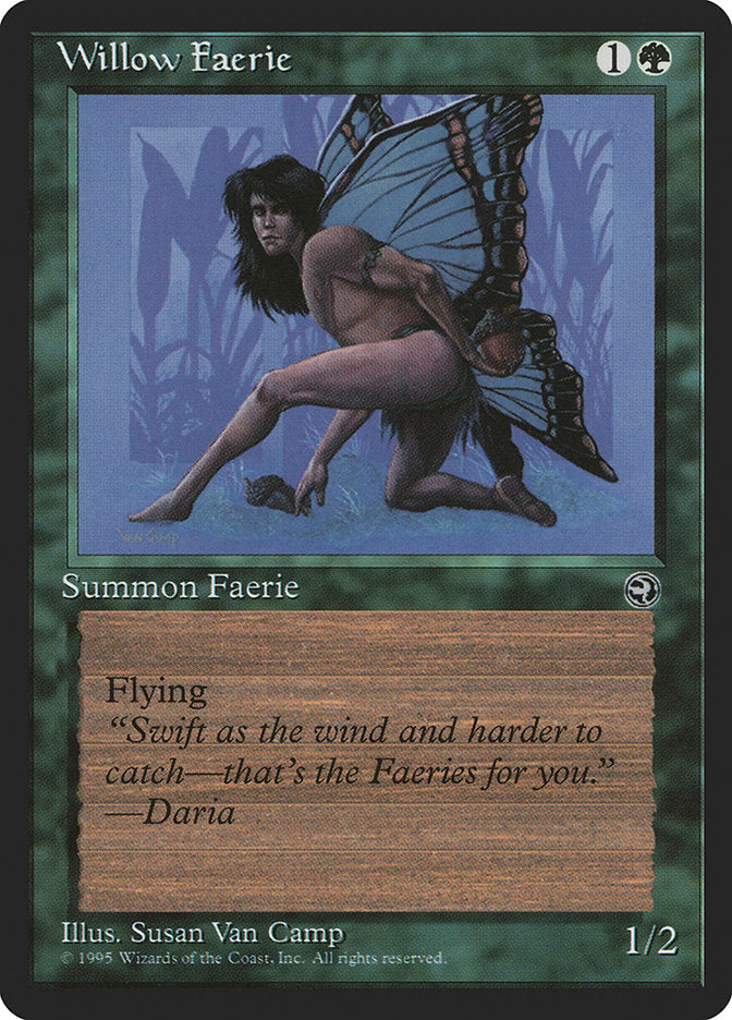 Willow Faerie (Daria Flavor Text) [Homelands] | Chromatic Games