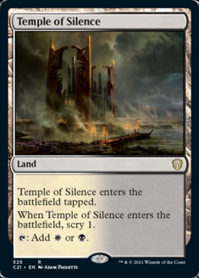 Temple of Silence [Commander 2021] | Chromatic Games