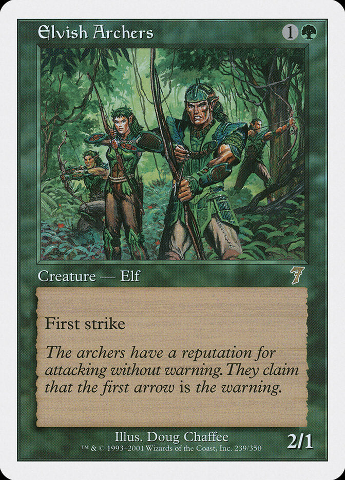 Elvish Archers [Seventh Edition] | Chromatic Games