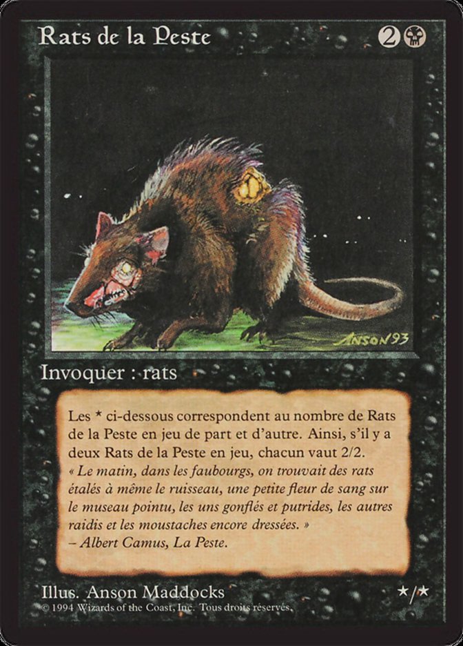 Plague Rats [Foreign Black Border] | Chromatic Games