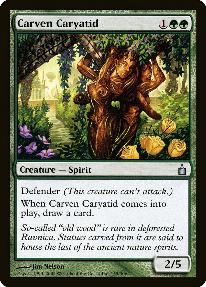 Carven Caryatid [Ravnica: City of Guilds] | Chromatic Games