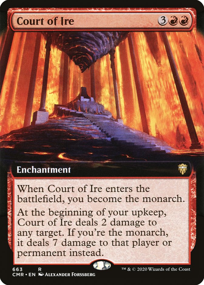 Court of Ire (Extended Art) [Commander Legends] | Chromatic Games