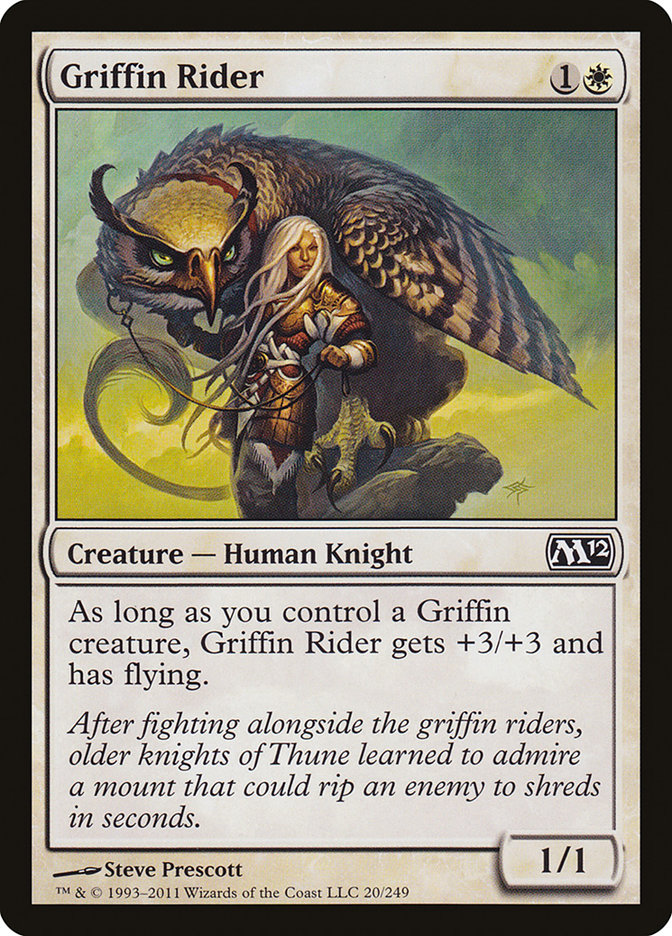 Griffin Rider [Magic 2012] | Chromatic Games