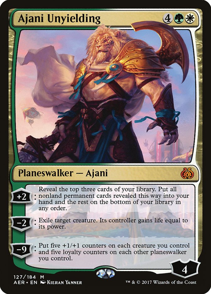 Ajani Unyielding [Aether Revolt] | Chromatic Games