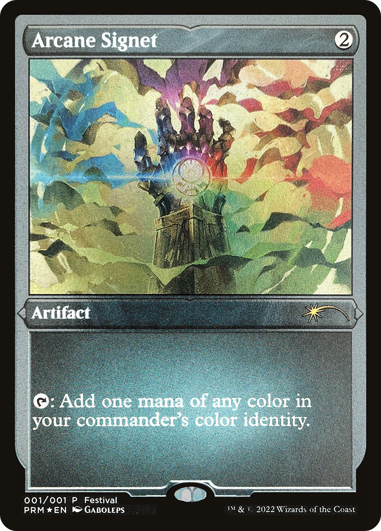 Arcane Signet (Foil Etched) [30th Anniversary Promos] | Chromatic Games