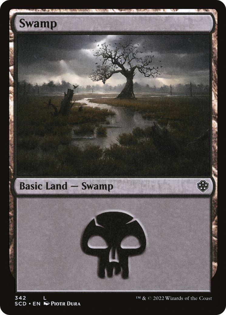 Swamp (342) [Starter Commander Decks] | Chromatic Games