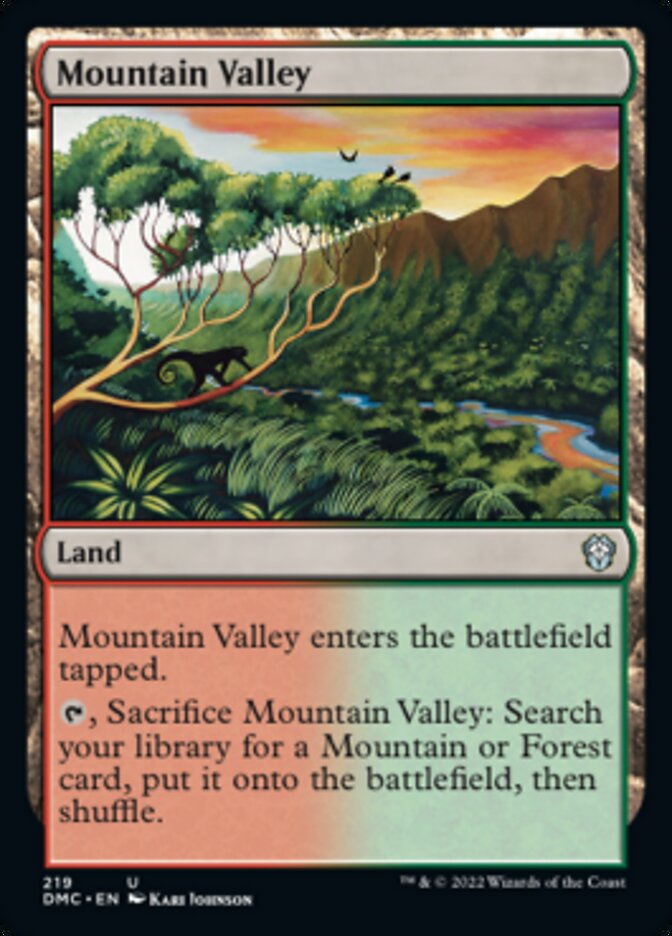 Mountain Valley [Dominaria United Commander] | Chromatic Games