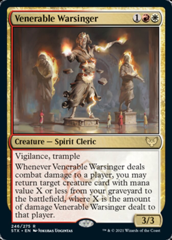 Venerable Warsinger [Strixhaven: School of Mages] | Chromatic Games