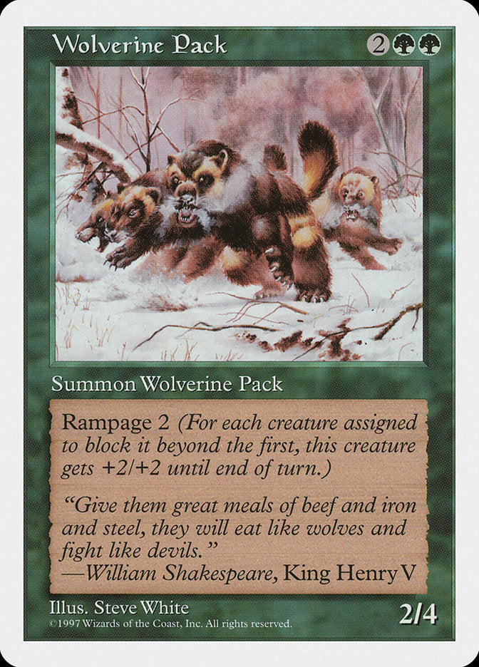 Wolverine Pack [Fifth Edition] | Chromatic Games